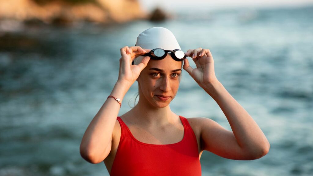 How to Wear Swimming Goggles